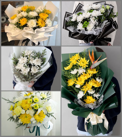广东梅州市五华县周江镇冰坎村白事花束代送